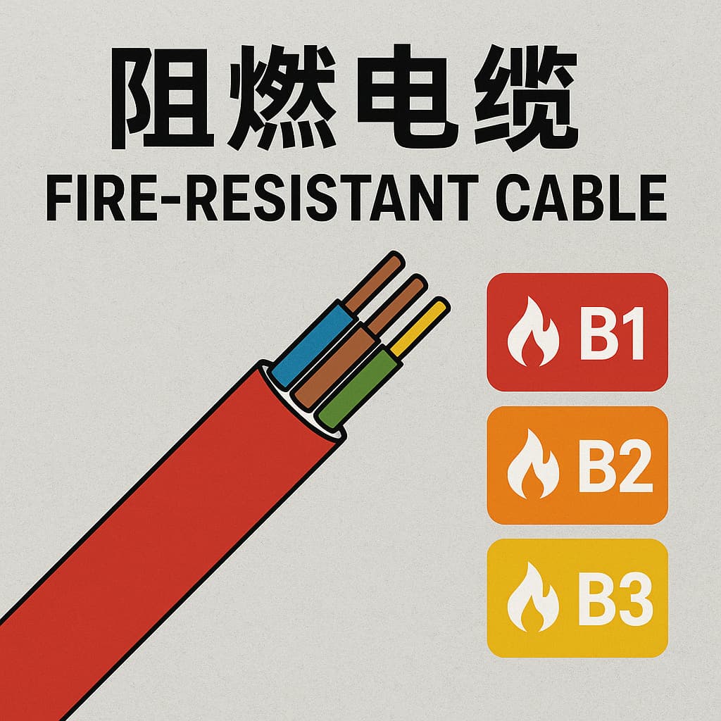 什么是阻燃电缆？B1、B2、B3级的区别你相识吗？