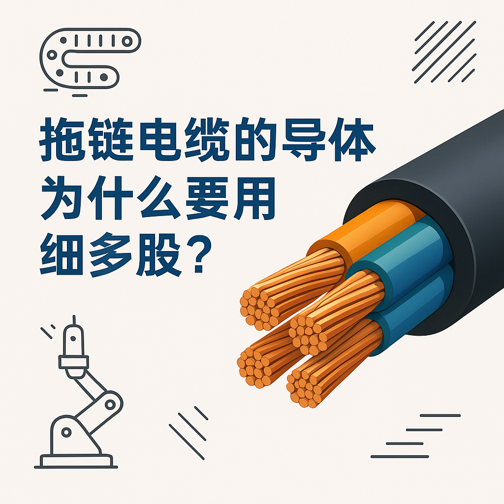 拖链电缆的导体为什么要用细多股？