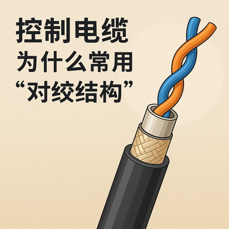 节造电缆为什么常用“对绞结构”？