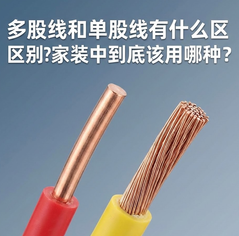 家装电线选单股(BV)还是多股(BVR)？